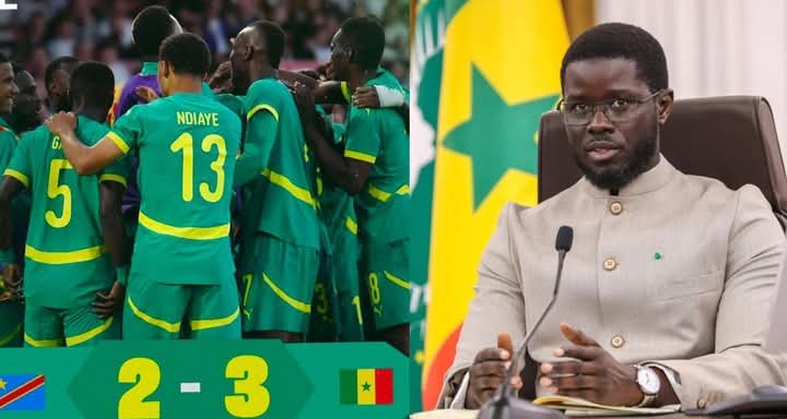 Eliminatoires Mondial 2026 : le Président Diomaye Faye félicite les « Lions » après leur victoire et appelle à rester concentrés