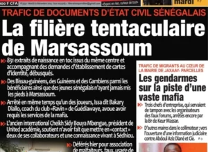 Découvrez les Unes des journaux sénégalais du mardi 2 décembre 2025