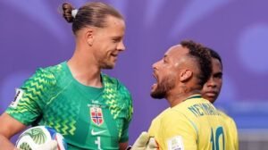 Tensions lors du match Brésil- Norvège : Ce que Neymar a dit au gardien Nyland après avoir marqué son pénalty
